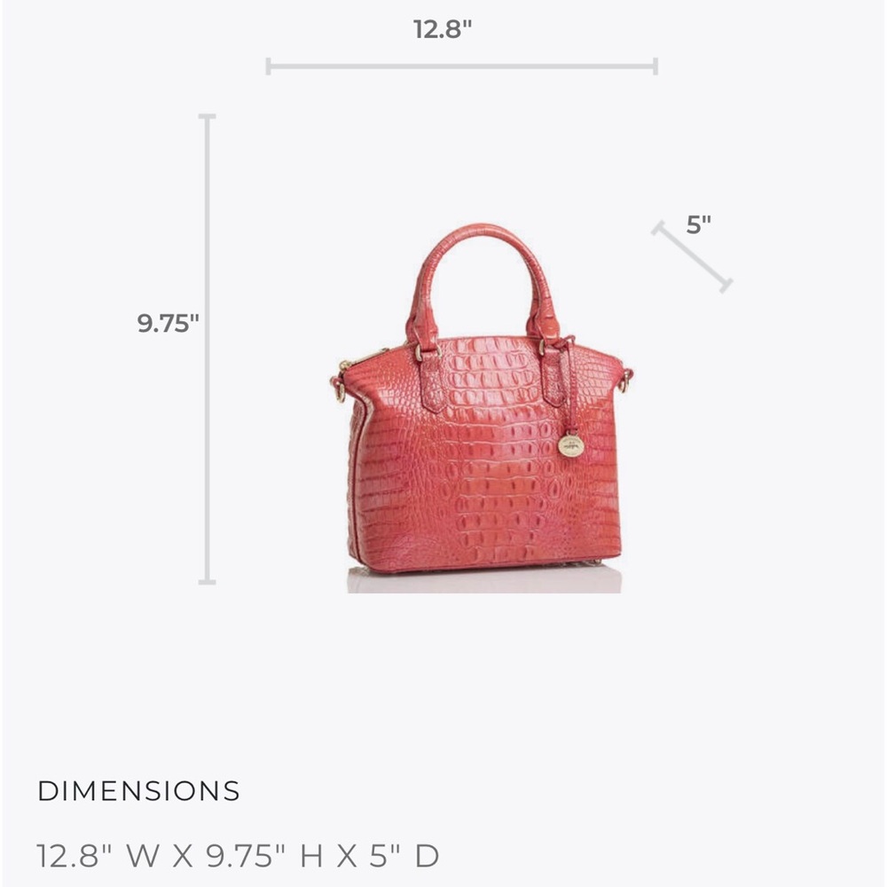 Brahmin Medium Duxbury in Punchy Coral NWT - Picture 9 of 9